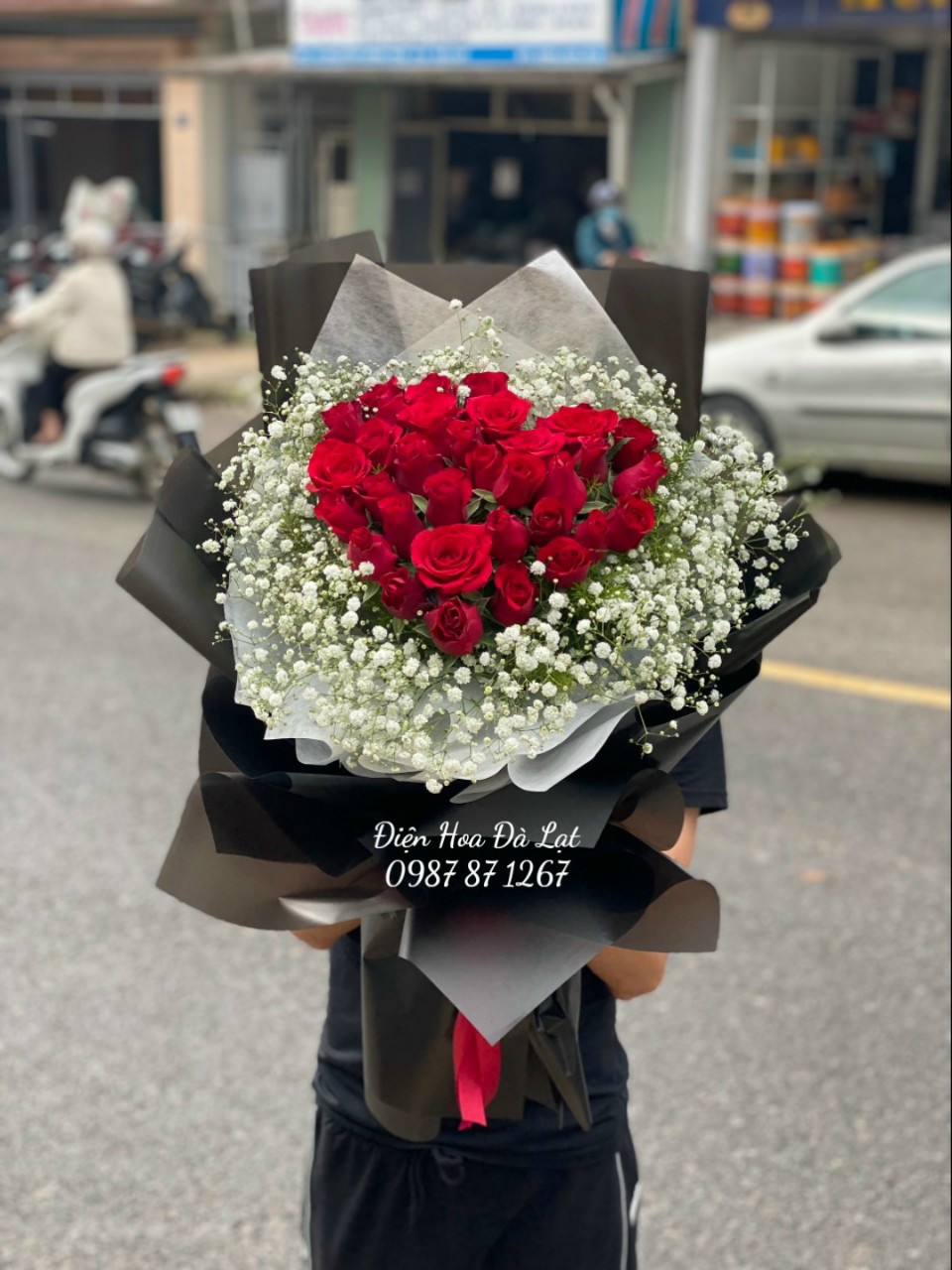 159 Lẵng hoa hồng đẹp nhất tặng sinh nhật khai trương